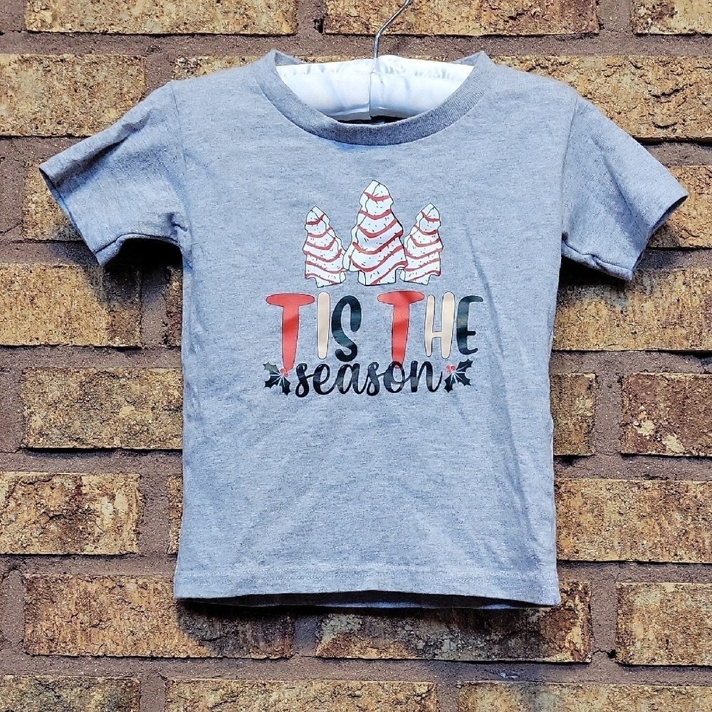 "TIS THE SEASON" CHRISTMAS T-SHIRT SIZE 3T